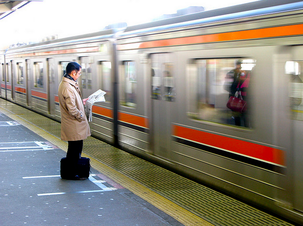 電車の立ち位置