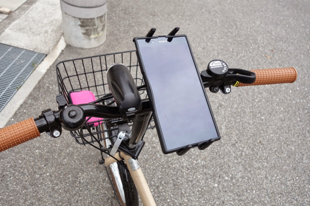 Ingressするためだけに自転車にタブレット対応のスマホマウント用ホルダー付けた結果