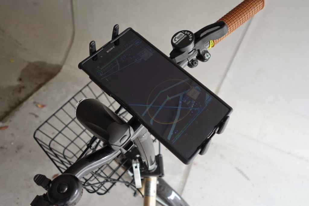 Ingressするためだけに自転車にタブレット対応のスマホマウント用ホルダー付けた結果