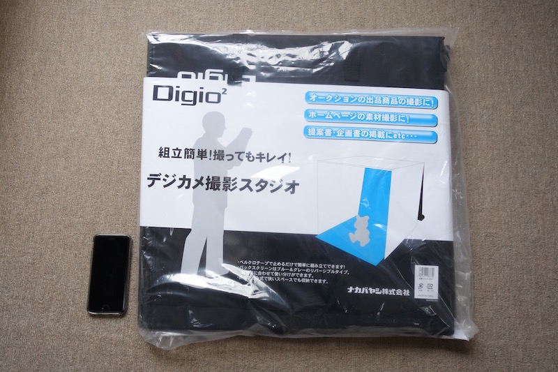 商品写真を撮るためのデジカメ撮影スタジオ ナカバヤシのDigio2を買ってみた