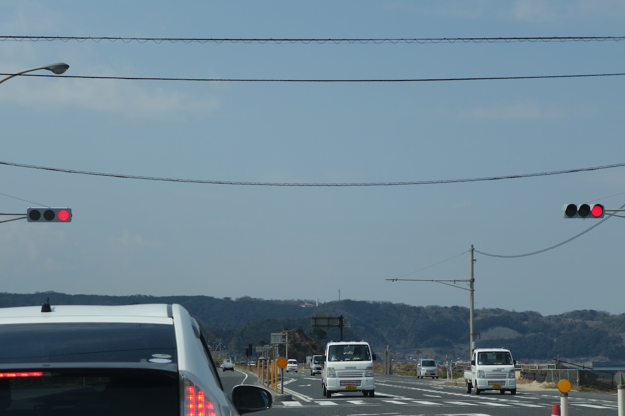 3月中旬！雪は？境港からフェリーに乗るために兵庫県から車で出発してみた