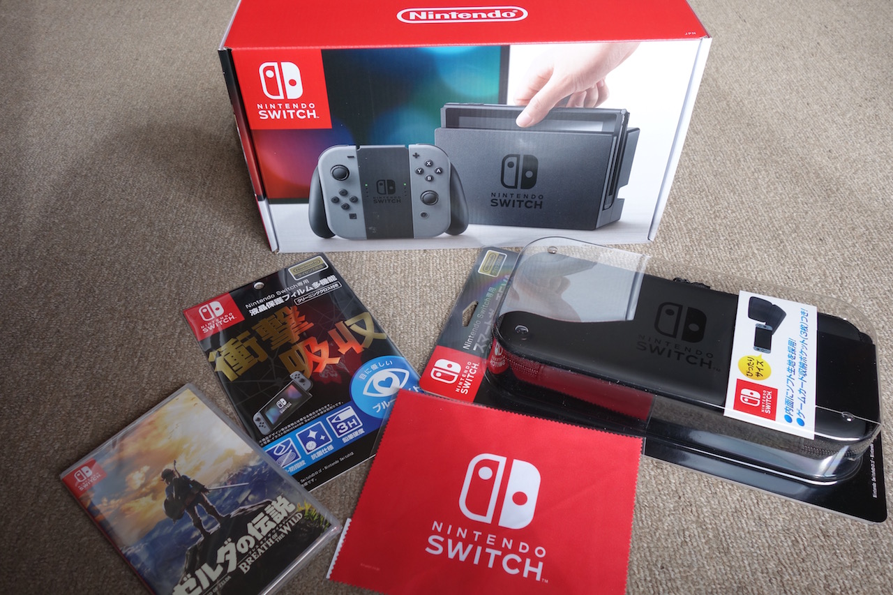 さすがamazon！発売当日朝にニンテンドースイッチが届いた！まずは開封の儀