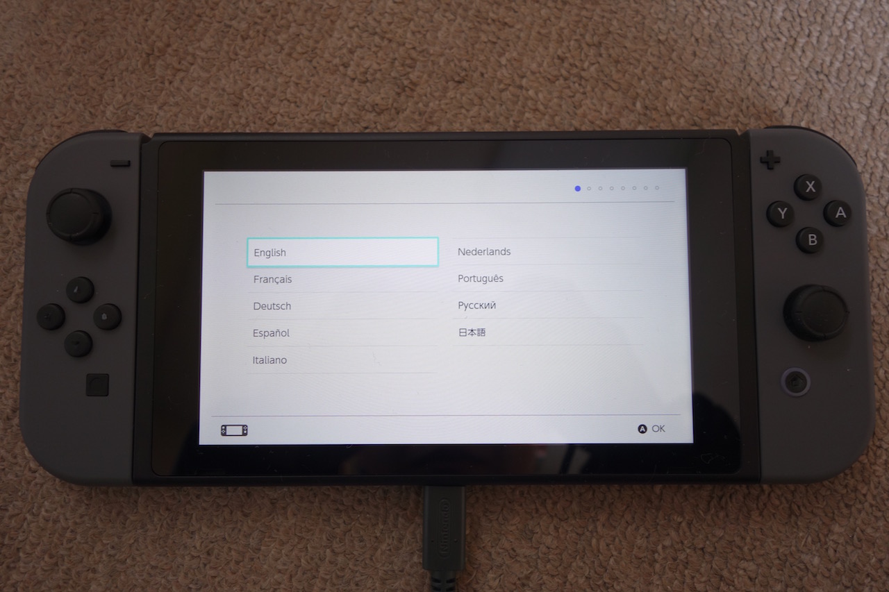 ニンテンドースイッチは説明書ついてないぞ！初回立ち上げからの設定方法！