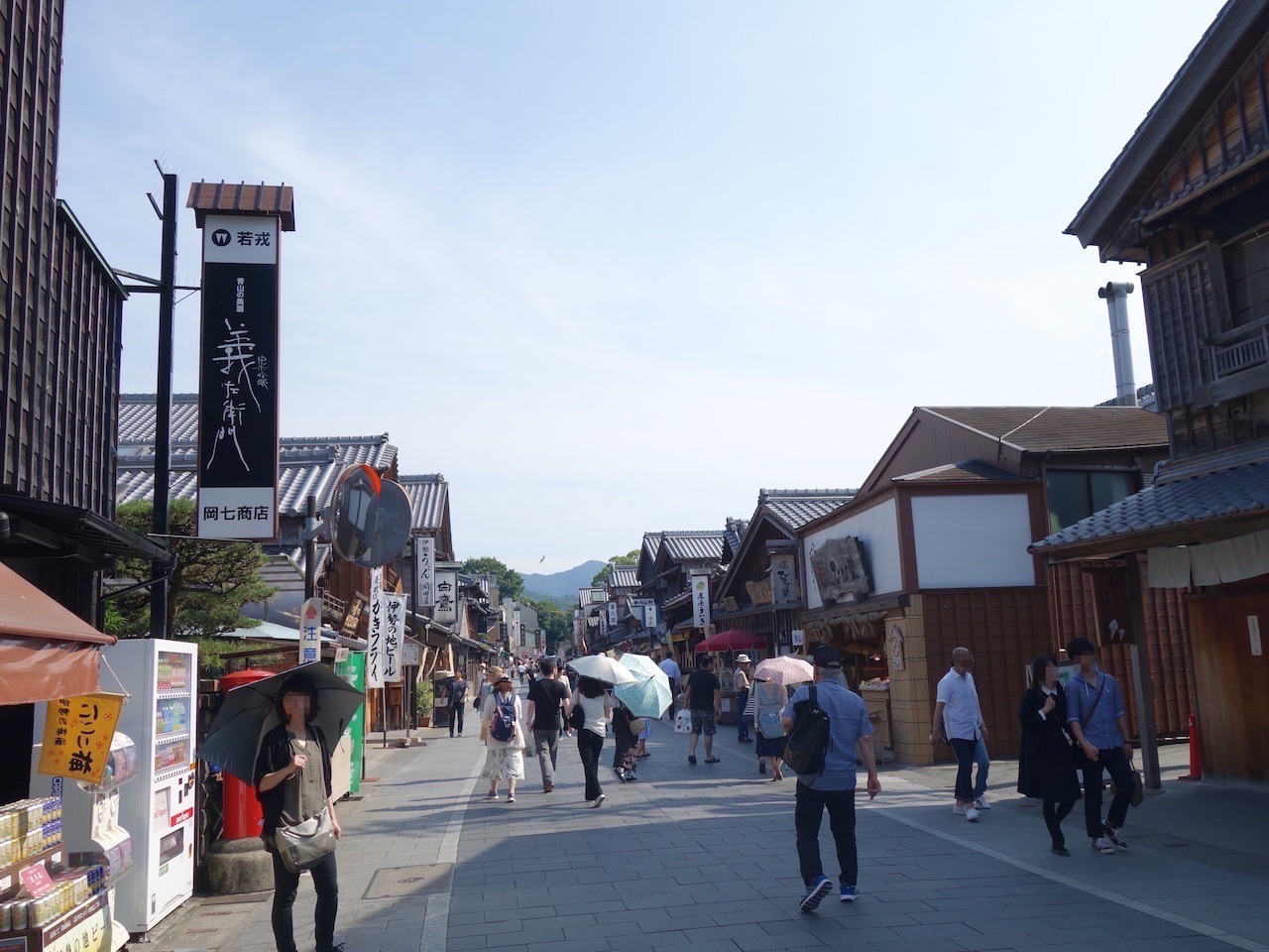 三重なら伊勢神宮は外せません！おかげ横丁で冷しそば食べたよ