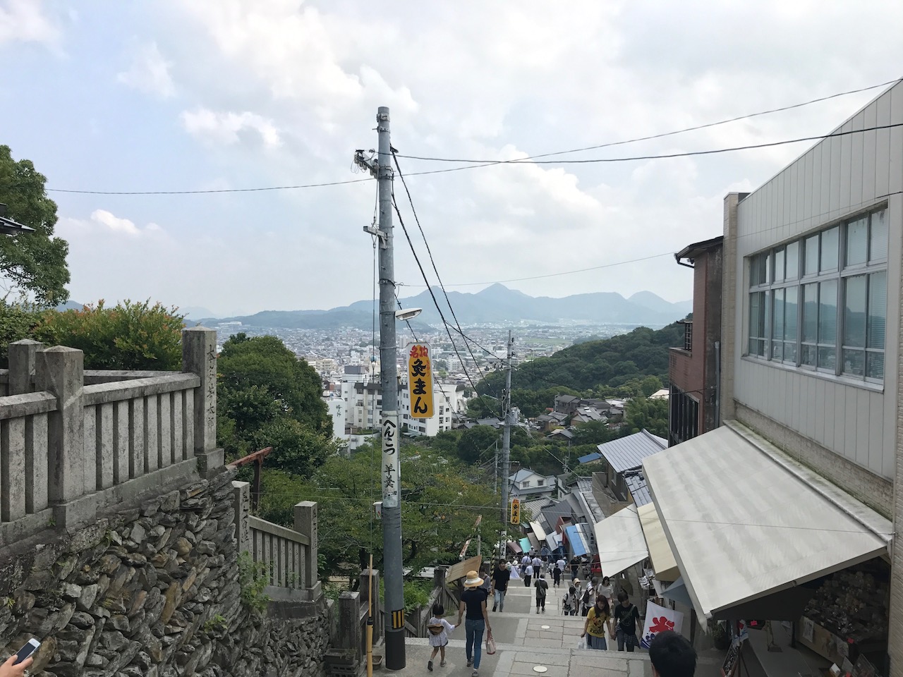 金比羅山の最奥にパワースポットが！奥社からの景色は絶景！うどんも忘れるな