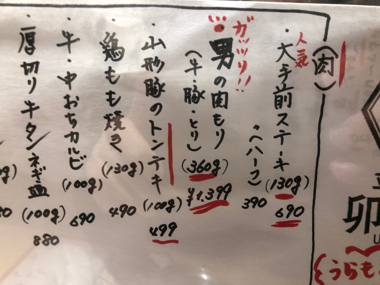 ビールが安い！激安立ち飲みの「卯の助（うのすけ）」でステーキ食べたけどお会計たったこれだけ？