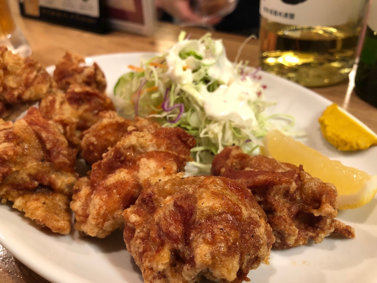 クリスマスイブなので英洋軒でチキンと餃子食べてきたよ！