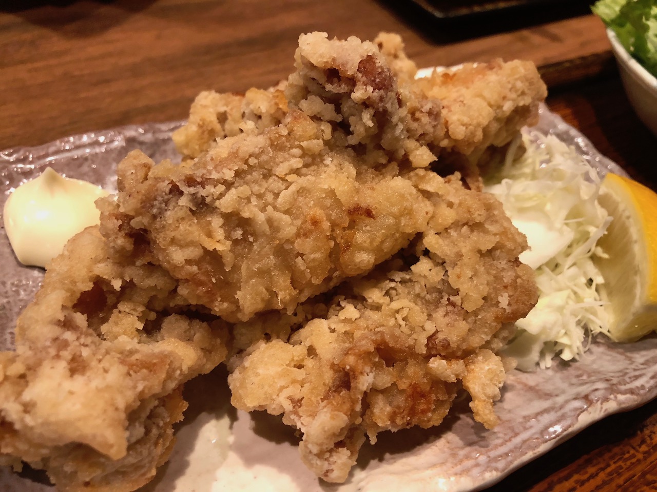 姫路駅前フェスタ2階の唐揚げ食べ放題ランチ！炭火串焼と旬鮮料理の店 播州 炭右衛門（すみえもん）