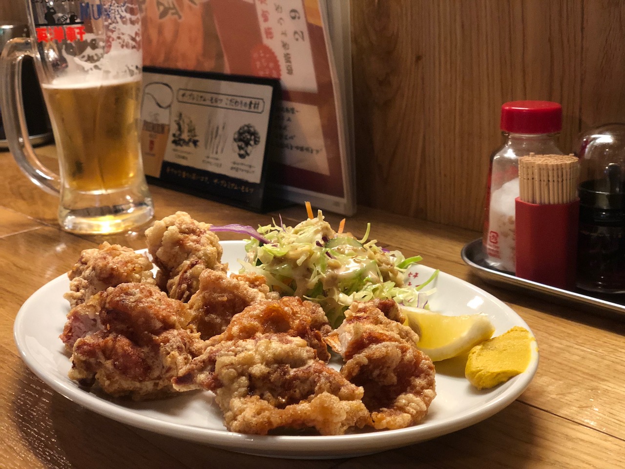 姫路市民みんな大好きな唐揚げと餃子の立ち飲み屋さん「英洋軒（えいようけん）」は本日も最高でした