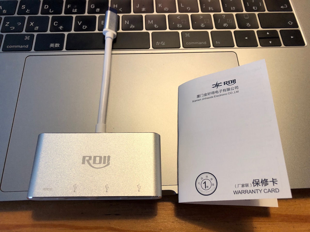 MacBookProで使えるUSB-Cのハブが欲しかったので安いの買ってみたら・・・