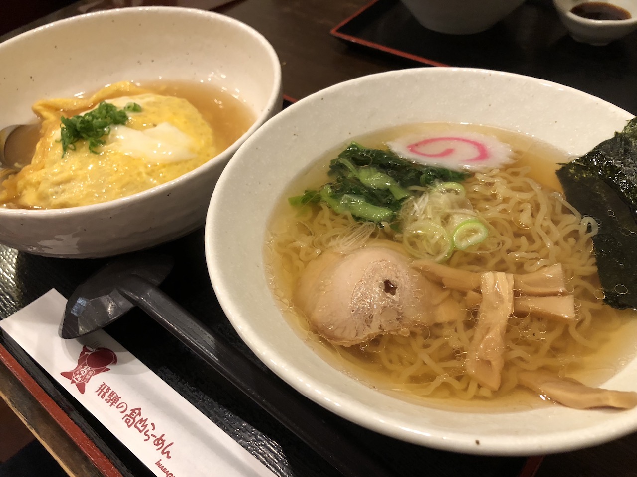 山陽姫路店6階の飛騨の高山らーめんがシンプルなのに美味い！ジャンボ◯◯◯も食べてみたいぞ！