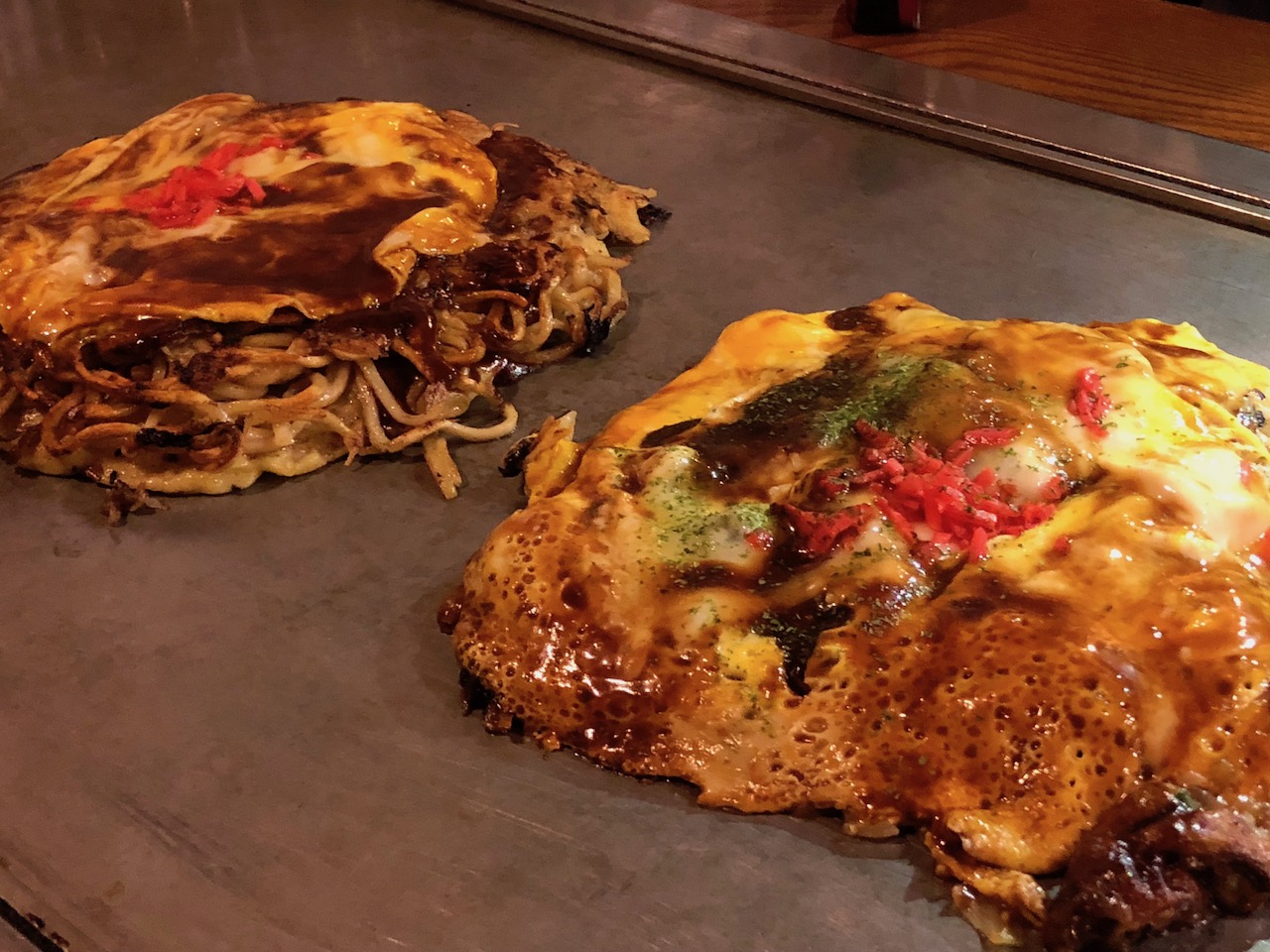 姫路駅前でお好み焼きといえばボナンザでしょう！ギャル曽根お気に入りのにくてん焼き食べてきたよ