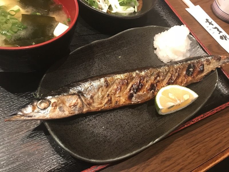 秋といえば、さんま！焼き鳥ホルモン酒場えんやのさんま定食