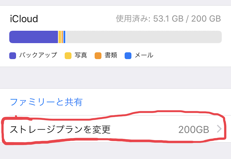 Macの容量が足りなくてiPhoneのバックアップが保存できないのでiCloudの追加容量買ってみたぞ