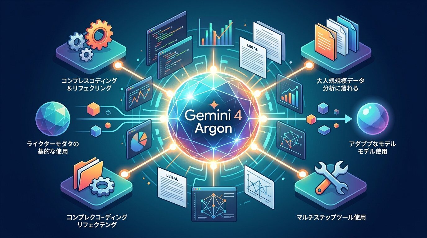 ついにGeminiに本気の高性能モデル「Argon」が登場！API連携での活用が楽しみすぎる件のイメージ
