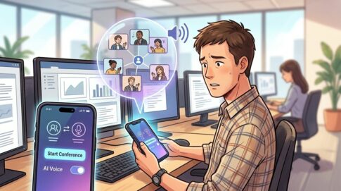 AIで「会議中のふり」をするサイトが面白い！昔のボスが来たボタンの超進化版のイメージ