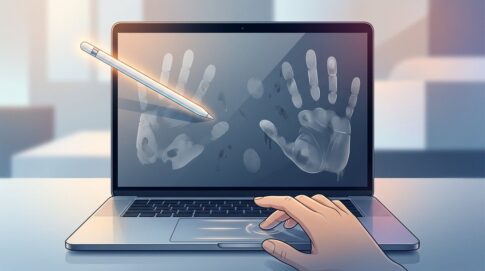 MacBookにタッチパネルは本当に必要？指紋問題とApple Pencilの狭間で考えることのイメージ
