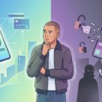 金融系アプリでも情報漏洩？キャッシュレスの便利さと怖さの間で揺れる本音のイメージ